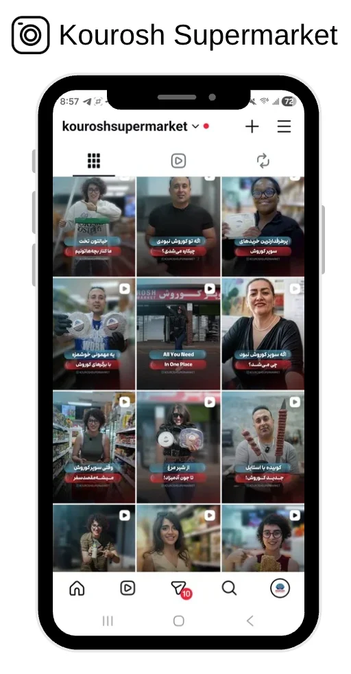 Kourosh Supermarket — Community-Driven Content