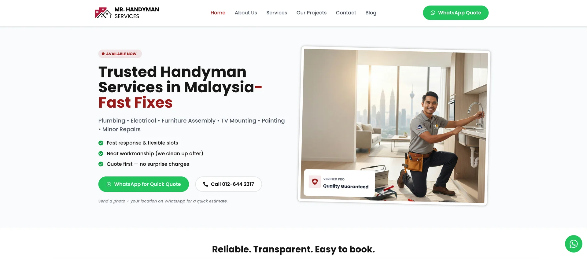 Mr. Handyman KL — Home Services
